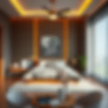 Stylish Bedroom Design Stylish bedroom design highlighting proper bed direction