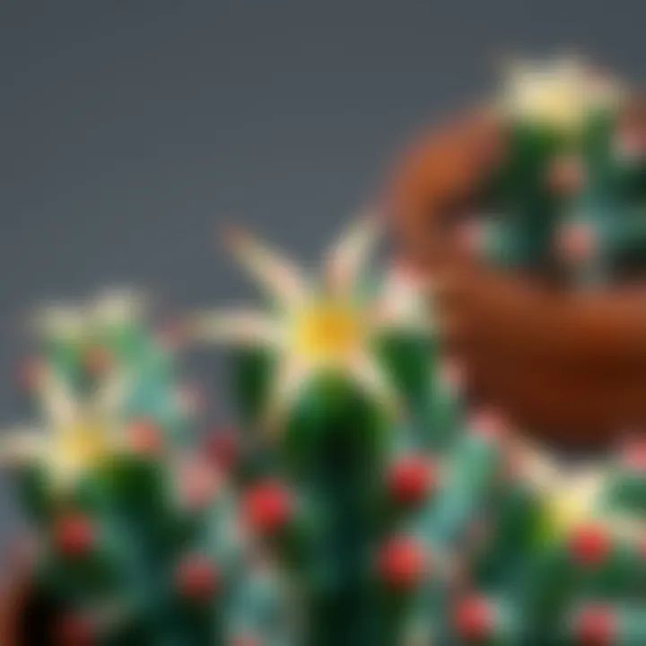 Stunning Star Cactus Blooms Beautiful star cactus in bloom