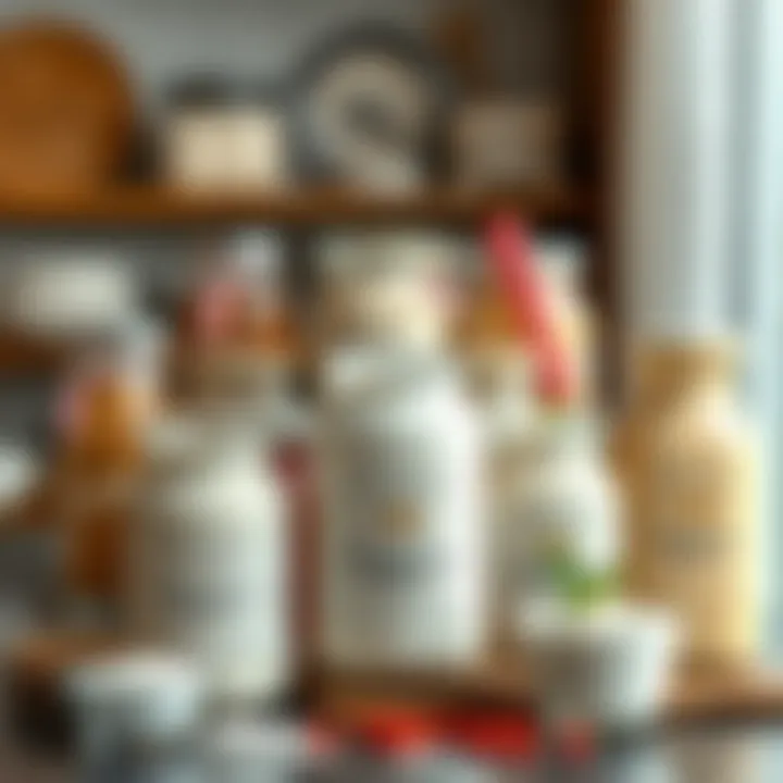 An array of yogurt cultures displayed in elegant jars, highlighting their variety and uniqueness.