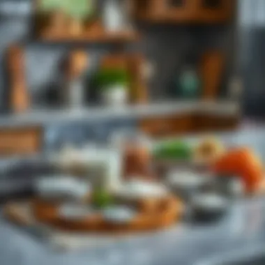 Essential Ingredients for Homemade Yogurt Ingredients for homemade yogurt laid out on a kitchen countertop